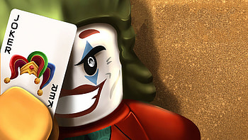 Joker Lego Art, joker-movie, joker, superheroes, supervillain HD wallpaper