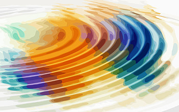 Abstract, Circles, Shine, Light, Lines, Liquid HD wallpaper