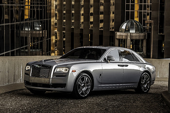 Rolls-Royce Ghost, luxurious car, front HD wallpaper