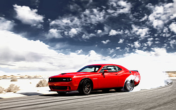 Dodge Challenger SRT in Action - Stunning, vehicle, Dodge Challenger SRT HD wallpaper