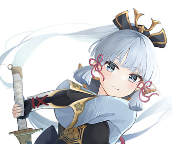 Kamisato Ayaka, Kamisato Ayaka (Genshin Impact), video game, Genshin Impact HD wallpaper
