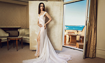 Lily Collins , lily-collins, celebrities, girls, dress HD wallpaper