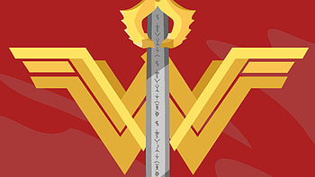 Wonder Woman Logo Minimalist , wonder-woman, superheroes, minimalism, minimalist, deviantart HD wallpaper