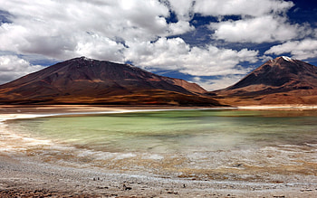 Nature, Mountains, Lake, Shore, Bank, Salt, Salty HD wallpaper