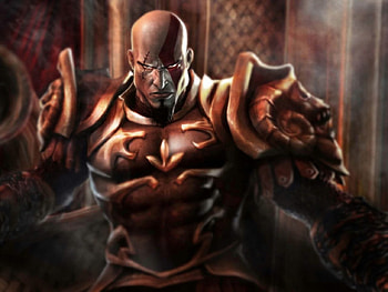 Kratos, videogame, god of war, hard, fantasy, art, dark HD wallpaper