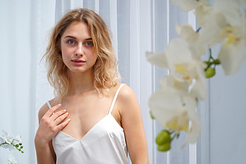 White Dress Model , girls, model HD wallpaper