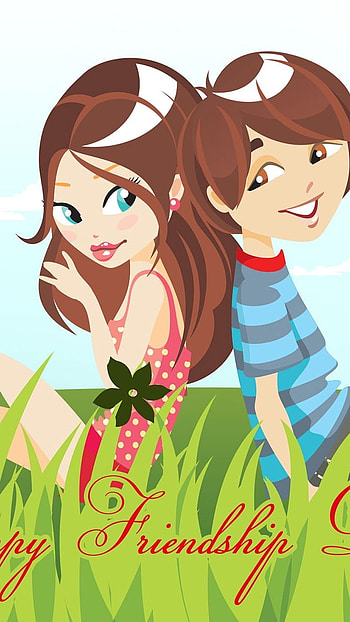 Best Friends, Cartoon, BFF HD phone wallpaper