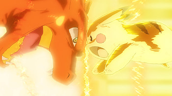 Pokémon Ultimate Journeys - Charmander and Pikachu Duo, Charmander (Pokémon), Pikachu, Anime, Pokémon Ultimate Journeys: The Series HD wallpaper