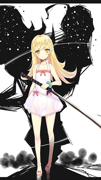 Shinobu, shinobu oshino, anime HD phone wallpaper