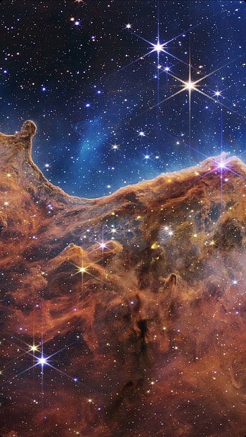 James Web Nebula, atmosphere, sky, neymar, black, espaco, stars, anime, space HD phone wallpaper