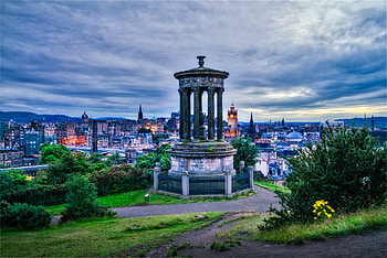 Calton Hill, Edinburgh (Scotland) HD wallpaper