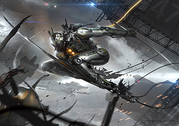 The Blade Concept Robot Humandriod Art Character Design Spaceshi, robot, artist, artwork, digital-art, deviantart, concept-art HD wallpaper