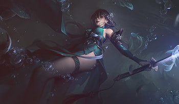 Spider Lily In Water , artist, artwork, digital-art, artstation HD wallpaper