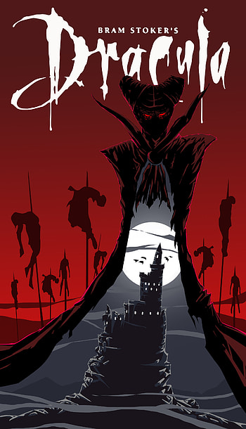 Bram Stoker's Dracula, Artistic poster design, Haunting ry, Visual storytelling HD phone wallpaper
