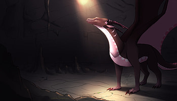 Trapeed Dragon In Cave Accidental Light , dragon, cave, artist, artwork, digital-art, deviantart HD wallpaper