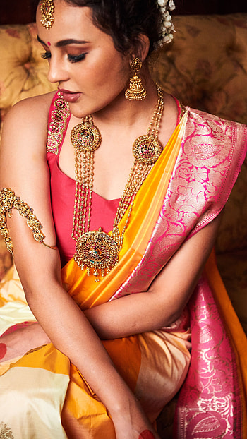 Seerat Kapoor, telugu actress, model, traditional HD phone wallpaper