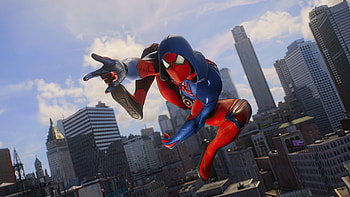 Web Slinging Marvels Spider Man 2, marvels-spider-man-2, spiderman-2, spiderman, 2023-games, games, ps4-games, ps5-games, video-games HD wallpaper