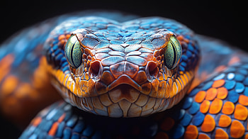 of a Captivating Snake Eye, Animal, snake, eye HD wallpaper