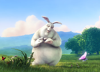 Art, Miscellanea, Miscellaneous, Rabbit, Hare, Big Rabbit HD wallpaper