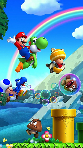 Super Mario bilder, Mario art, Abstract Mario, Classic gaming HD phone wallpaper