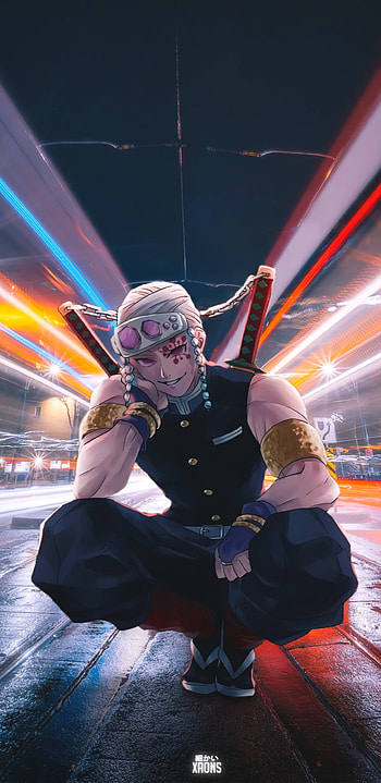 Uzui tengen, entertainment, hasira, anime HD phone wallpaper
