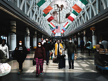 Chicago O'Hare Airport, COVID-19, International Travel Restrictions, Wired HD wallpaper