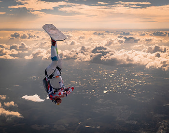 Skysurfing, Excuse me while, Kiss the sky, South magazine HD wallpaper