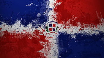 Dominican Republic Flag - . . HD wallpaper
