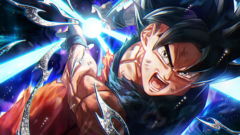 Goku Kamehameha, Ultra Instinct, Dragon Ball Super, Artwork HD wallpaper