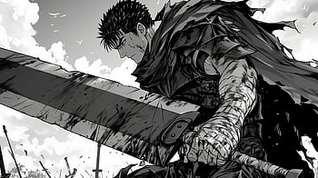 Berserk Anime Guts with Sword, Anime, Berserk, Guts (Berserk), manga, sword HD wallpaper