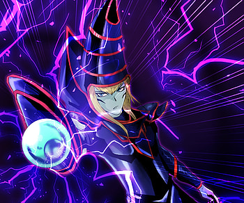 Dark Magician, Dark Magician (Yu-Gi-Oh!), Anime, Yu-Gi-Oh! HD wallpaper