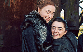 Sansa Stark, Arya Stark HD wallpaper