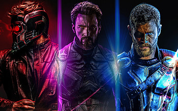 Avengers: infinity war, star-lord, captain America, thor HD wallpaper
