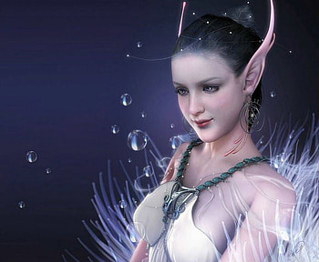 Elf Princess, cg art, digital, elf, fantasy HD wallpaper
