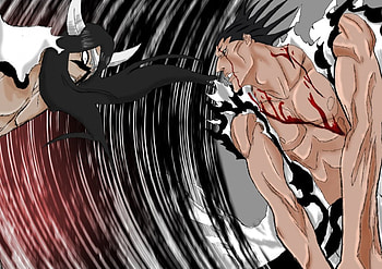 zaraki VS nnoitora, captain, espada, bleach, anime HD wallpaper