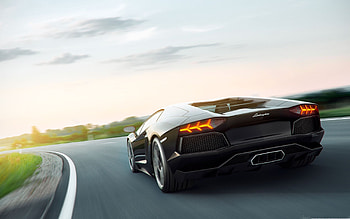 Lamborghini Aventador art, MacBook Air HD wallpaper