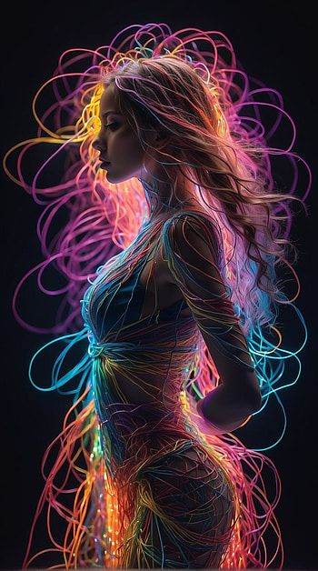 Wired Girl , Anime, Anime Art, artistic, anime boy HD phone wallpaper