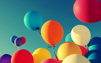 Balloons, Festive decorations, Joyful colors, Playful designs HD wallpaper
