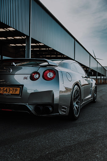 Nissan, Cars, Car, Silver, Nissan Gt-R HD phone wallpaper