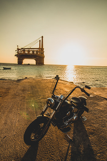 Beach, Motorcycles, Motorcycle, Bike, Chopper HD phone wallpaper