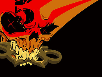 Five Finger Death Punch, metal, music, skulls HD wallpaper