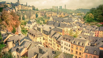 Luxembourg City, Urban Landscape, Modern Architecture, Vibrant Nightlife HD wallpaper