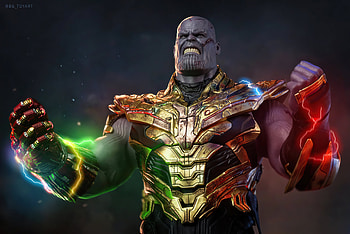 Thanos World Is Mine, thanos, supervillain, superheroes, artist, artwork, digital-art HD wallpaper