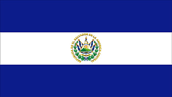 Flag, Republic of El Salvador HD wallpaper
