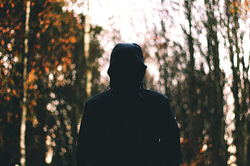 Dark, Miscellanea, Miscellaneous, Human, Person, Anonymous, Hood HD wallpaper