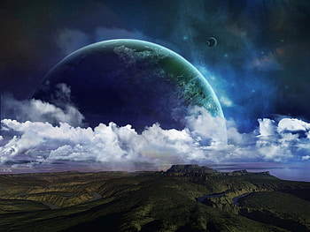 Landscape, Planets HD wallpaper