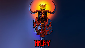 Hellboy Unleashing The Red Hero, hellboy, superheroes, artwork, digital-art, artist, movies, deviantart HD wallpaper