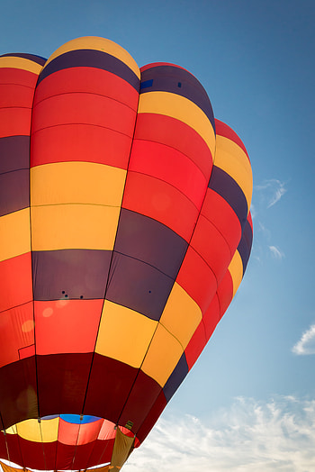Sky, Miscellanea, Miscellaneous, Multicolored, Motley, Flight, Balloon HD phone wallpaper