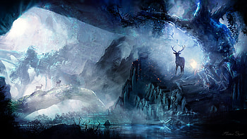 Fantasy Forest HD wallpaper