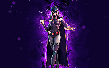 Classic Rebirth Raven, , violet neon lights, Fortnite Battle Royale, Fortnite characters, Classic Rebirth Raven Skin, Fortnite, Classic Rebirth Raven Fortnite HD wallpaper